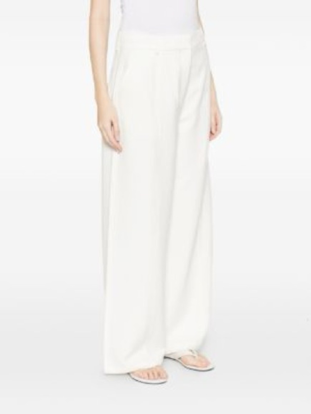 Calvin Klein wide leg linen pants NWOT